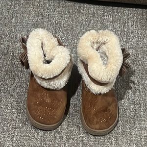 Rampage girls tan booties